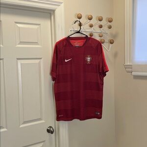 Nike - Dri-fit Soccer Football Authentic Portugal - Red - XL